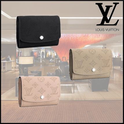 Louis Vuitton Leather Small Wallet Folding Wallets 