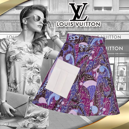 Louis Vuitton 2020 SS A Line Wrap Skirt 1A7T0V 