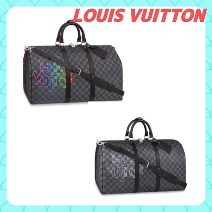 Louis Vuitton DAMIER GRAPHITE 2020 SS Other Plaid Patterns Monogram Unisex Canvas A4 3WAY Bi color 