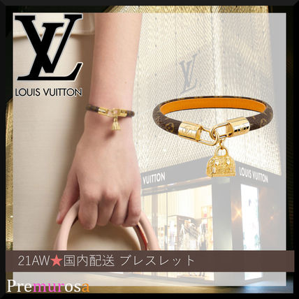 Louis Vuitton 2020 21AW Leather Party Style Elegant Style Bracelets M6220E M6220F M6220G 