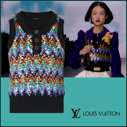 Louis Vuitton 2020 SS Short Casual Style Wool Elegant Style Logo Cropped 1A7UDA 