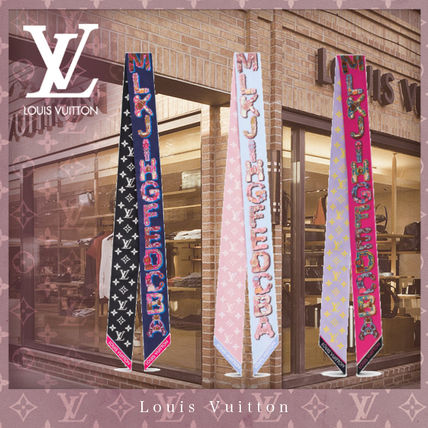 Louis Vuitton 2020 SS Monogram Casual Style Unisex Silk Party Style Office Style M76443 M76444 M76445 