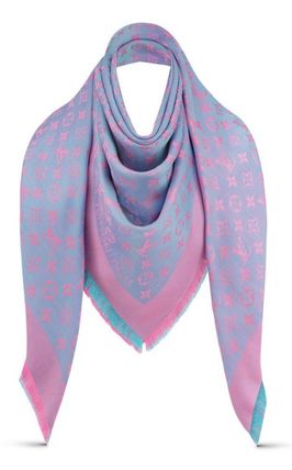 Louis Vuitton Denim Monogram Shawl M76205 