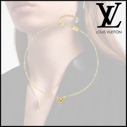 Louis Vuitton Casual Style Office Style Elegant Style Necklaces  Pendants 