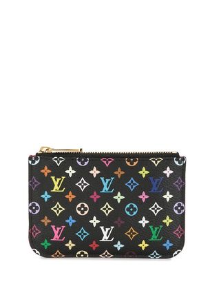 Louis Vuitton Canvas Leather Long Wallet Logo Coin Cases M93735 