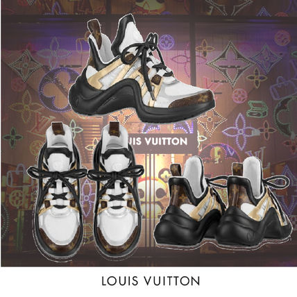 Louis Vuitton 2020 SS Camouflage Monogram Rubber Sole Casual Style Collaboration 
