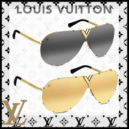 Louis Vuitton Unisex Blended Fabrics Street Style Sunglasses Z0896W Z0897W 