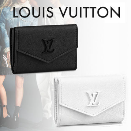 Louis Vuitton 2020 SS Leather Folding Wallet Small Wallet Logo Folding Wallets 