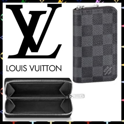 Louis Vuitton ZIPPY WALLET 2020 21AW Monogram Leather Logo Coin Cases N63076 