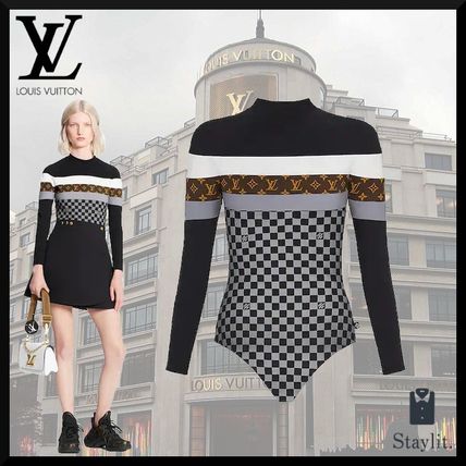 Louis Vuitton 2020 21AW Stripes Other Plaid Patterns Monogram Casual Style Nylon 1A83UW 