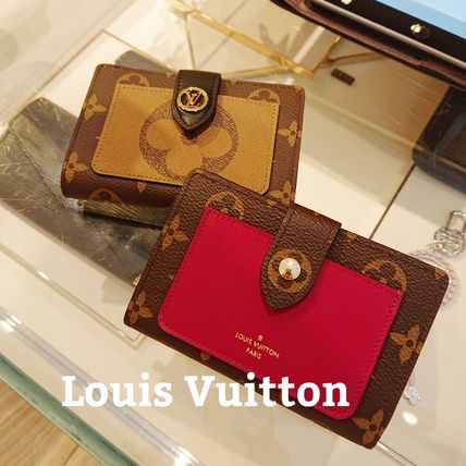 Louis Vuitton 2020 21AW Monogram Leather Bold Folding Wallet Folding Wallets 