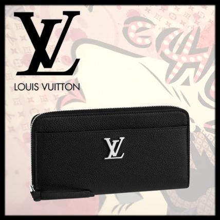 Louis Vuitton LOCKME 2020 21AW Leather Long Wallet Logo Long Wallets M62622 