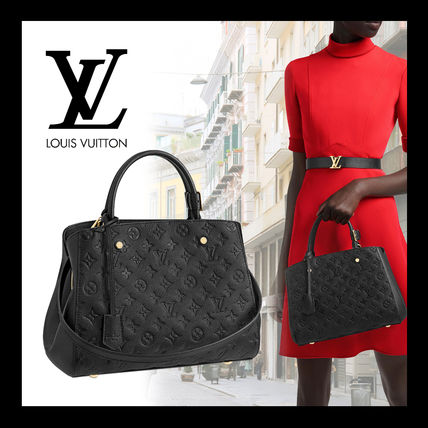 Louis Vuitton MONTAIGNE Monogram Casual Style 2WAY Office Style Crossbody 