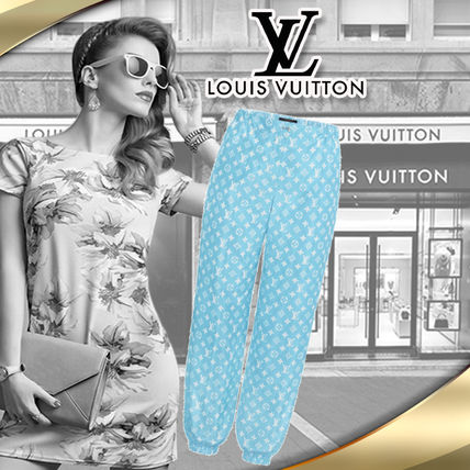 Louis Vuitton 2020 Cruise Blurry Monogram Jogging Pants 1A616W 
