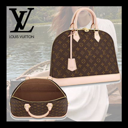 Louis Vuitton MONOGRAM Monogram Casual Style Unisex Plain Leather Party Style 