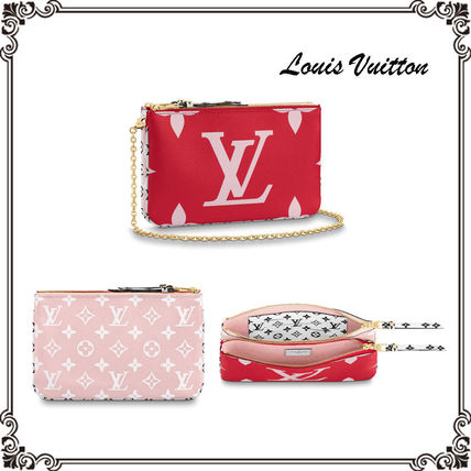 Louis Vuitton DOUBLE V 2019 20AW Double Zip Pochette M67561 