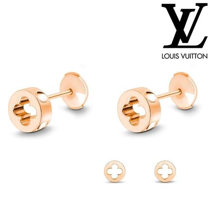Louis Vuitton 2020 SS Empreinte Ear Studs Pink Gold Q96579 