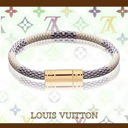 Louis Vuitton DAMIER AZUR Keep It Bracelet M6138E M6138F 