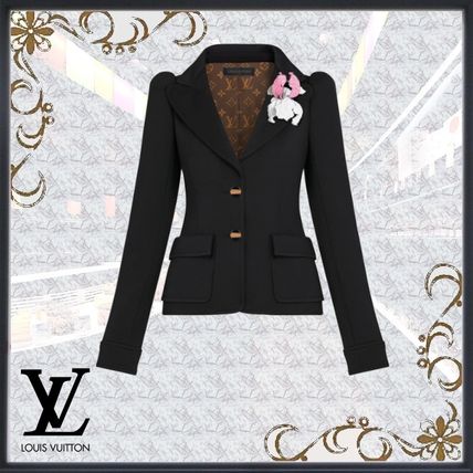 Louis Vuitton 2020 21AW Short Monogram Casual Style Wool Plain Medium Office Style 1A7SVP 