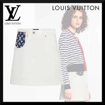 Louis Vuitton MONOGRAM Lv Escale Mini Skirt 1A7UNG 