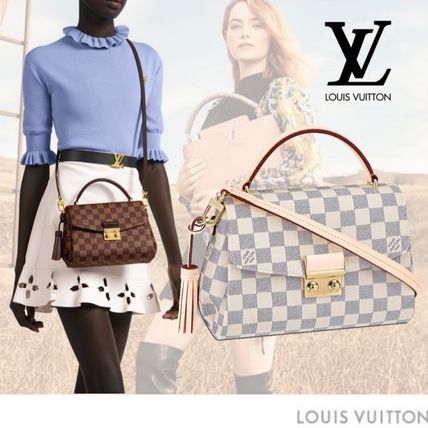 Louis Vuitton DAMIER Casual Style Canvas 3WAY Leather Party Style Office Style N41581 N53000 