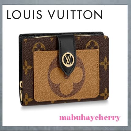 Louis Vuitton 2020 21AW Monogram Folding Wallet Small Wallet Logo Folding Wallets 54184593 