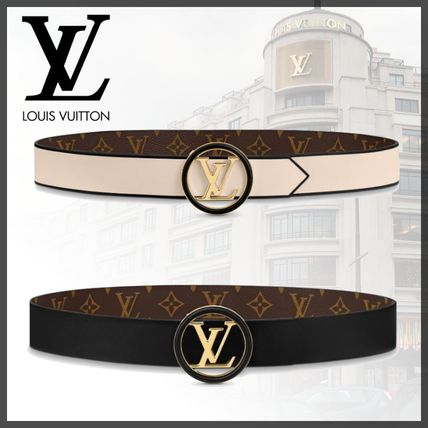 Louis Vuitton 2020 SS Monogram Logo Belts M0315U M0314U 