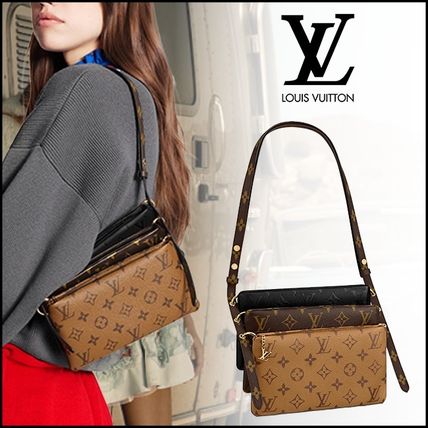 Louis Vuitton Monogram Casual Style Office Style Elegant Style Crossbody M45412 