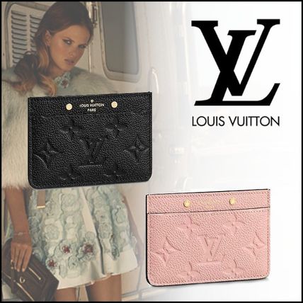 Louis Vuitton 2020 SS Monogram Studded Leather Bridal Card Holders M69174 M69171 
