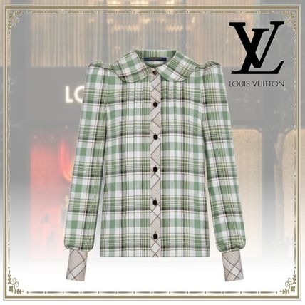 Louis Vuitton 2020 SS Other Plaid Patterns Casual Style Cotton Elegant Style 