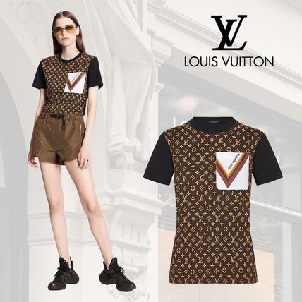 Louis Vuitton MONOGRAM Signature Pocket Monogram T Shirt 1A848L 