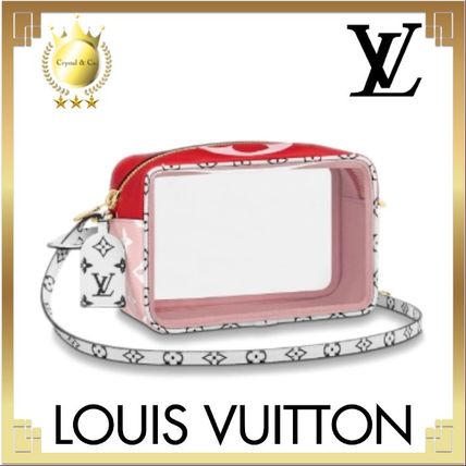 Louis Vuitton MONOGRAM 2019 SS Monogram Canvas Bi color PVC Clothing Logo 