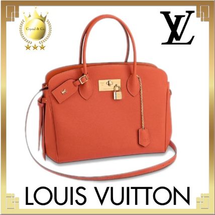 Louis Vuitton 2020 SS Casual Style Calfskin A4 2WAY Plain Leather Office Style 