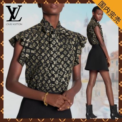 Louis Vuitton Monogram Casual Style Silk Party Style Elegant Style Logo 1A82QI 