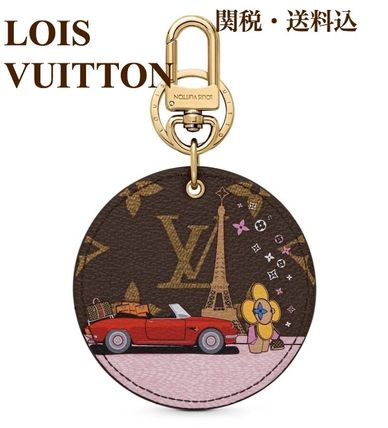 Louis Vuitton 2020 21AW Leather Bridal Keychains  Bag Charms 