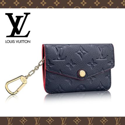 Louis Vuitton MONOGRAM EMPREINTE 2017 SS Monogram Chain Leather Pouches  Cosmetic Bags 