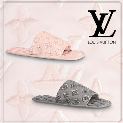 Louis Vuitton 2020 21AW Monogram Casual Style Plain Mules Sandals 