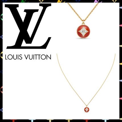 Louis Vuitton 2020 SS Flower Chain Party Style Elegant Style Necklaces  Pendants Q93789 