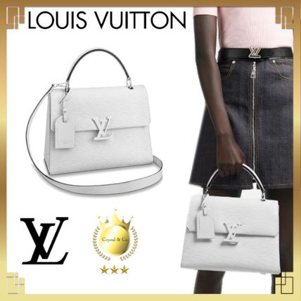 Louis Vuitton EPI 2020 SS Casual Style A4 2WAY Plain Leather Office Style 