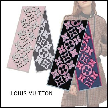 Louis Vuitton 2019 20AW Giant Pop Monogram Scarf M73895 M73894 