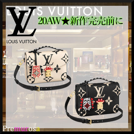 Louis Vuitton 2020 21AW Monogram Leather Elegant Style Logo Shoulder Bags M45385 M45384 