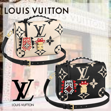 Louis Vuitton Casual Style Leather Office Style Elegant Style Logo M45385 M45384 