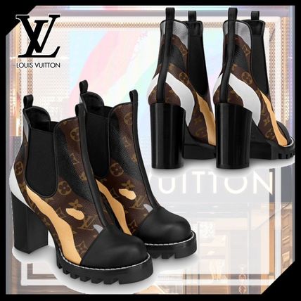 Louis Vuitton 2020 SS Elegant Style Ankle  Booties Boots 1A7VIU 
