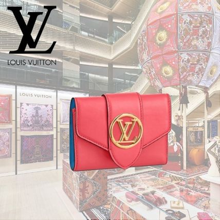 Louis Vuitton 2020 SS Leather Logo Folding Wallets M69177 