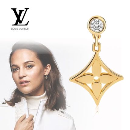 Louis Vuitton 2019 Cruise Idylle Blossom Ear Stud Yellow Gold And Diamond Q96168 