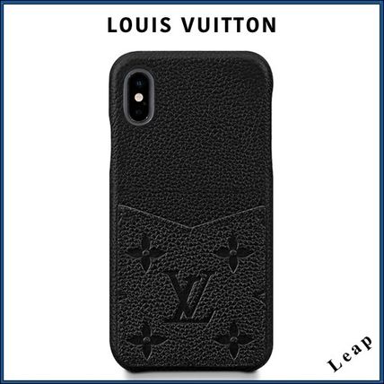Louis Vuitton MONOGRAM EMPREINTE Monogram iPhone X iPhone XS Logo Smart Phone Cases M68890 