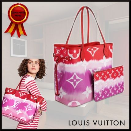 Louis Vuitton NEVERFULL 2020 SS Monogram Casual Style Canvas Blended Fabrics Bag in Bag A4 