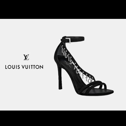 Louis Vuitton Elegant Style Heeled Sandals 