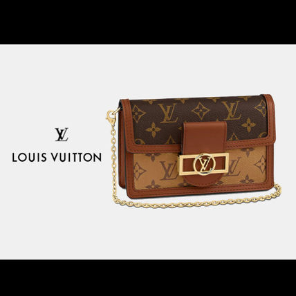 Louis Vuitton 2020 SS Monogram Chain Leather Party Style Shoulder Bags 