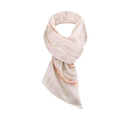 Louis Vuitton 2020 21AW Knit  Fur Scarves M73769 